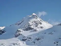 Vue du sommet depuis la station de Val Thorens