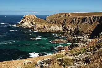 Pointe du Van, à l'extrémité occidentale de la Bretagne.