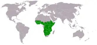 Description de l'image Polemaetus bellicosus distribution map.png.
