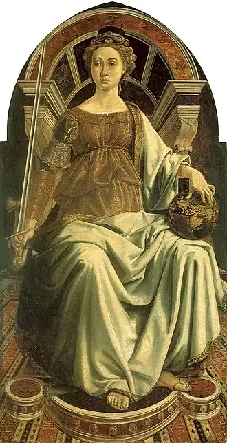 La Justice, 1470, Musée des Offices.
