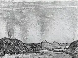 Nicolas Roerich. Projet de décor pour les danses  polovtsiennes de 1909