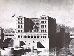 Guy de Gisors, projet d'aménagement du terre-plein du pont Neuf.