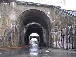Double pont sous la voie ferrée
