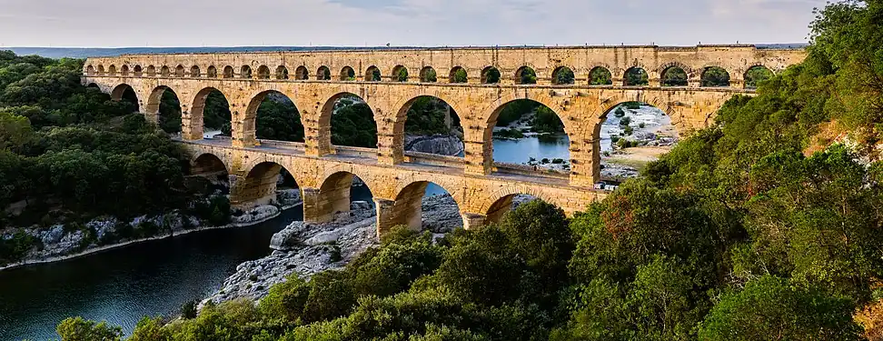 Le pont du Gard.