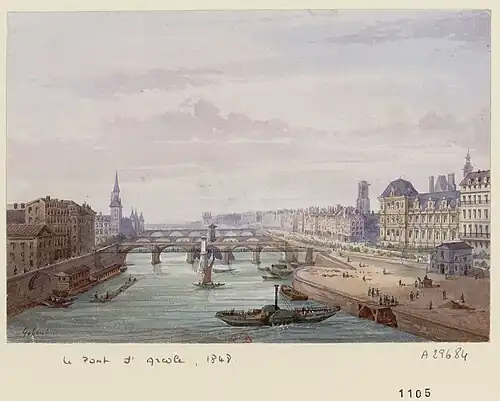 Le pont en 1848.