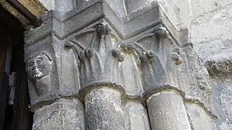 Détail du portail occidental.