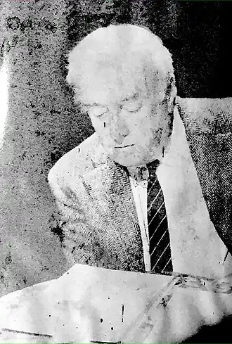 Bernard Manciet, écrivain gascon.