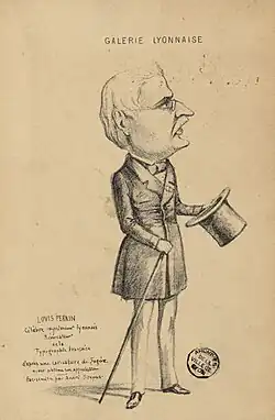 Caricature de Louis Perrin