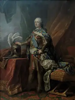Charles-André Van Loo, Portrait de Louis XV, après 1750.