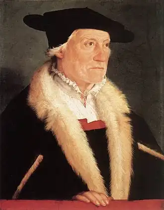 Portrait du cosmographe Sebastian Münster (vers 1552), Gemäldegalerie (Berlin)