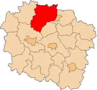 Localisation de Powiat de Świecie