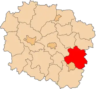 Localisation de Powiat de Lipno