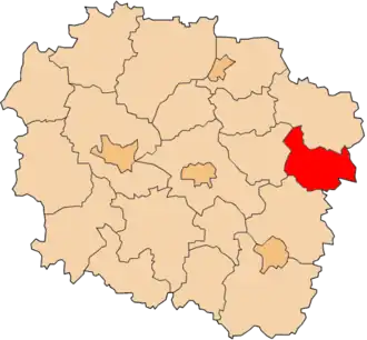 Localisation de Powiat de Rypin