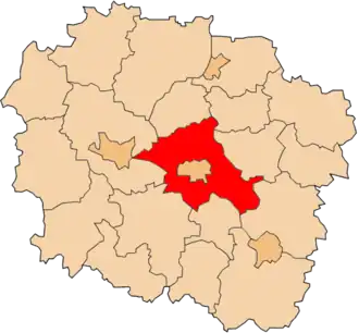 Localisation de Powiat de Toruń