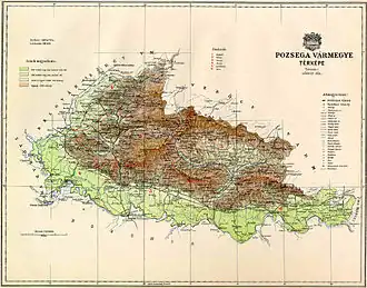 Localisation de Požega