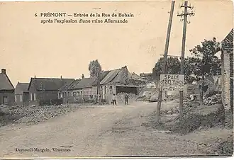 Le village en 1919.