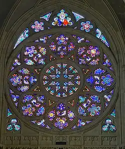 L'un des vitraux pour la Création du Monde (1928) conçu avec Antonín Podlaha, Cathédrale Saint-Guy de Prague