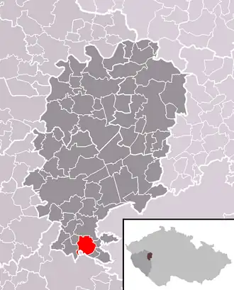 Localisation de Příkosice