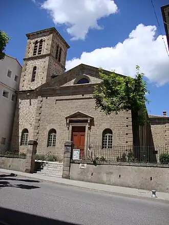 Le temple protestant.