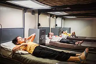 Projection dans l'infirmerie