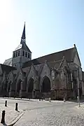 Vue nord-ouest de l'église (juin&nbsp;2011)