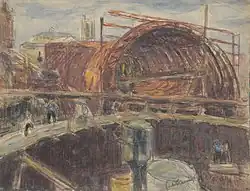 Gaston Prunier,Le Caisson de la Cité, 1905-1906.