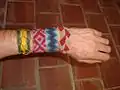 Bracelets de macramé de Tobati (Paraguay).