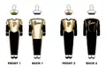 Les uniformes de la fanfare.