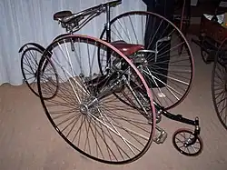Un modèle de 1885 au musée national du vélo (Velorama) à Nimègue, aux Pays-Bas.