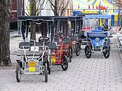 Location de quadricycles à Montréal, au Québec.