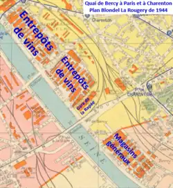 Quai de Bercy en 1944