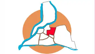 Localisation de Quartier Avignon Est