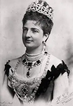 La reine d'Italie Marguerite de Savoie.