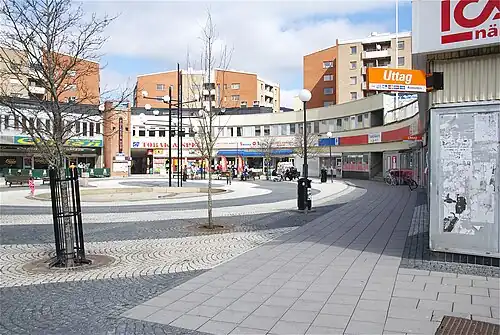 Centre commercial de Rågsveds.