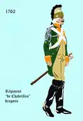 régiment des dragons de Chabrillan de 1762 à 1763