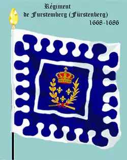régiment de Furstemberg de 1670 à 1686