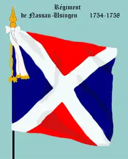 régiment de Nassau-Usingen de 1754 à 1758