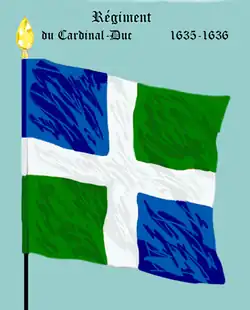 Régiment de Cardinal-Duc de 1635 à 1636