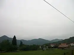 Vue sur une partie du village