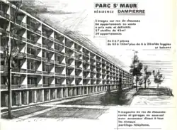 Projet de construction de la résidence Dampierre, Parc Saint Maur, La Madeleine