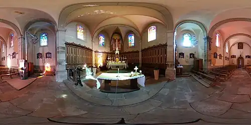 Intérieur de l'église.
