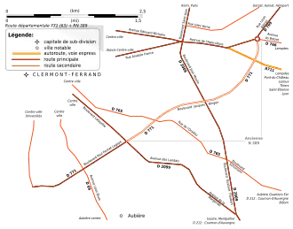 Carte de la route.