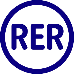 Logo du RER du début des années 2000 à mi-2019.