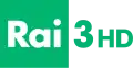 Logo de Rai 3 HD depuis le 12 septembre 2016