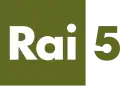 Logo actuel de Rai 5 du 10 avril 2017