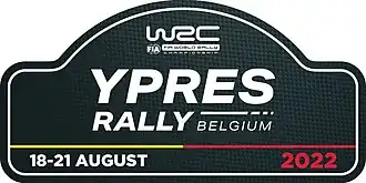 Description de l'image Rallye d'Ypres WRC-2022-Rally-Plate.jpg.