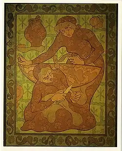 Les Éplucheuses de pommes de terre, Paul-Élie Ranson, 1893, Musée du Prieuré.