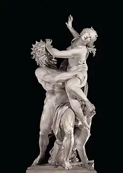 Le Rapt de Proserpine ou L'Enlèvement de Proserpine, de Gian Lorenzo Bernini, 1622