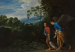 Artiste inconnu - L'Archange Raphaël et Tobie (XVIIe&nbsp;siècle)