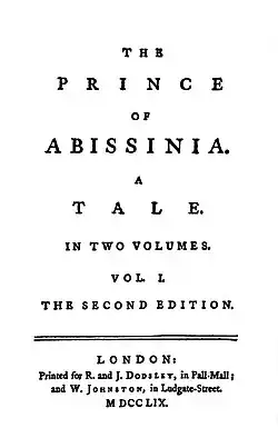 Image illustrative de l’article Rasselas